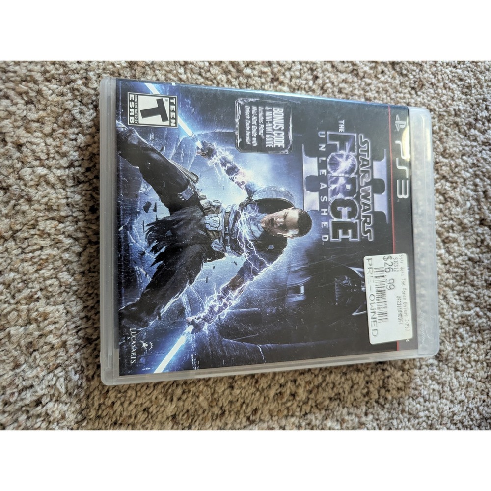 Star Wars The Force Unleashed II Sony PS3 PlayStation 3 LucasArts Action Game‎
